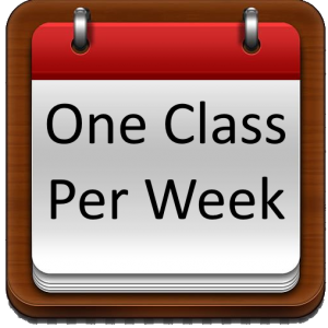 One Class per week membership